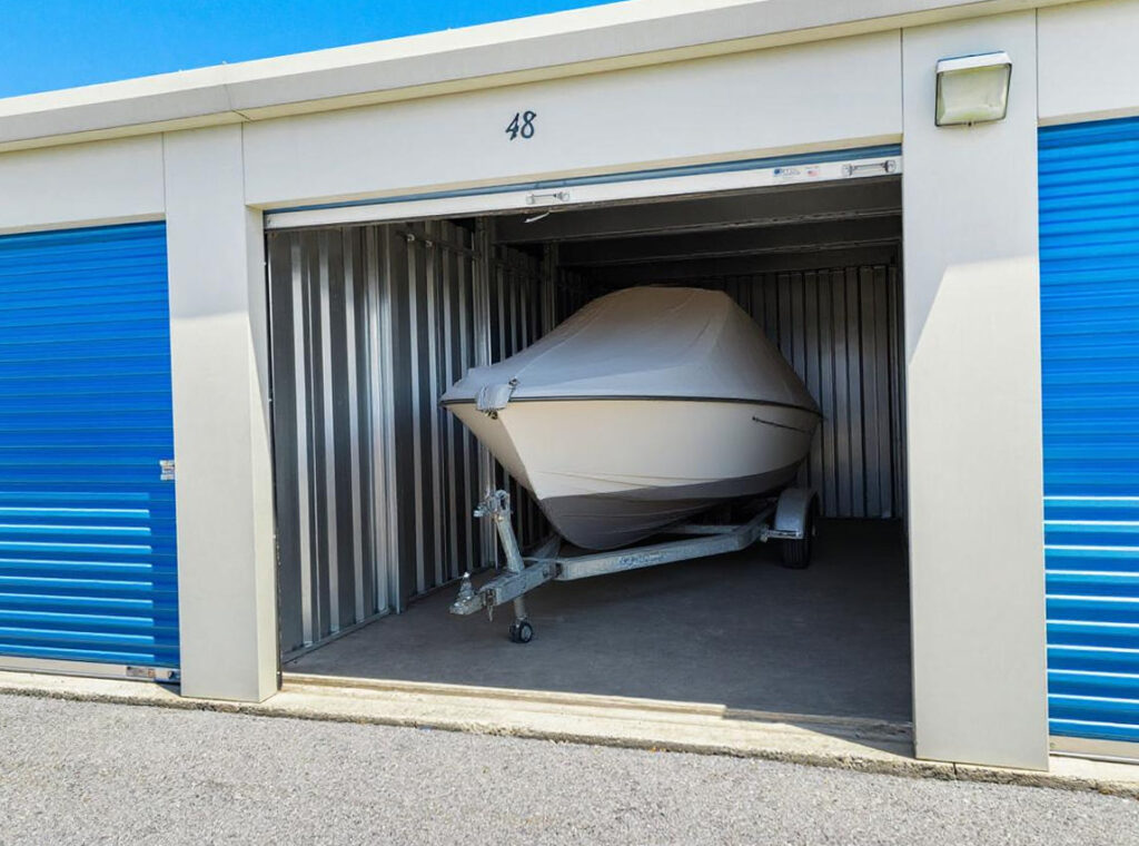 Secure boat storage near you with Prime Storage